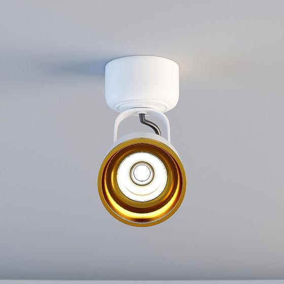 Khu vực tiếp tân của cơ sở giáo dục hiện đại - đèn rọi