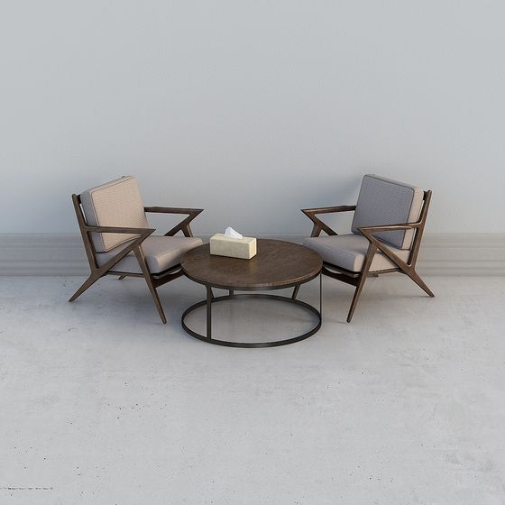 Urban Living Room Set 3D model