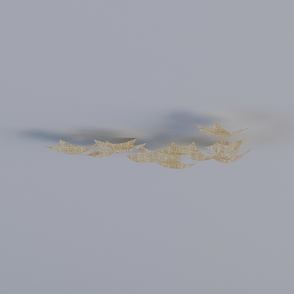 New Chinese style reception room-creative chandelier