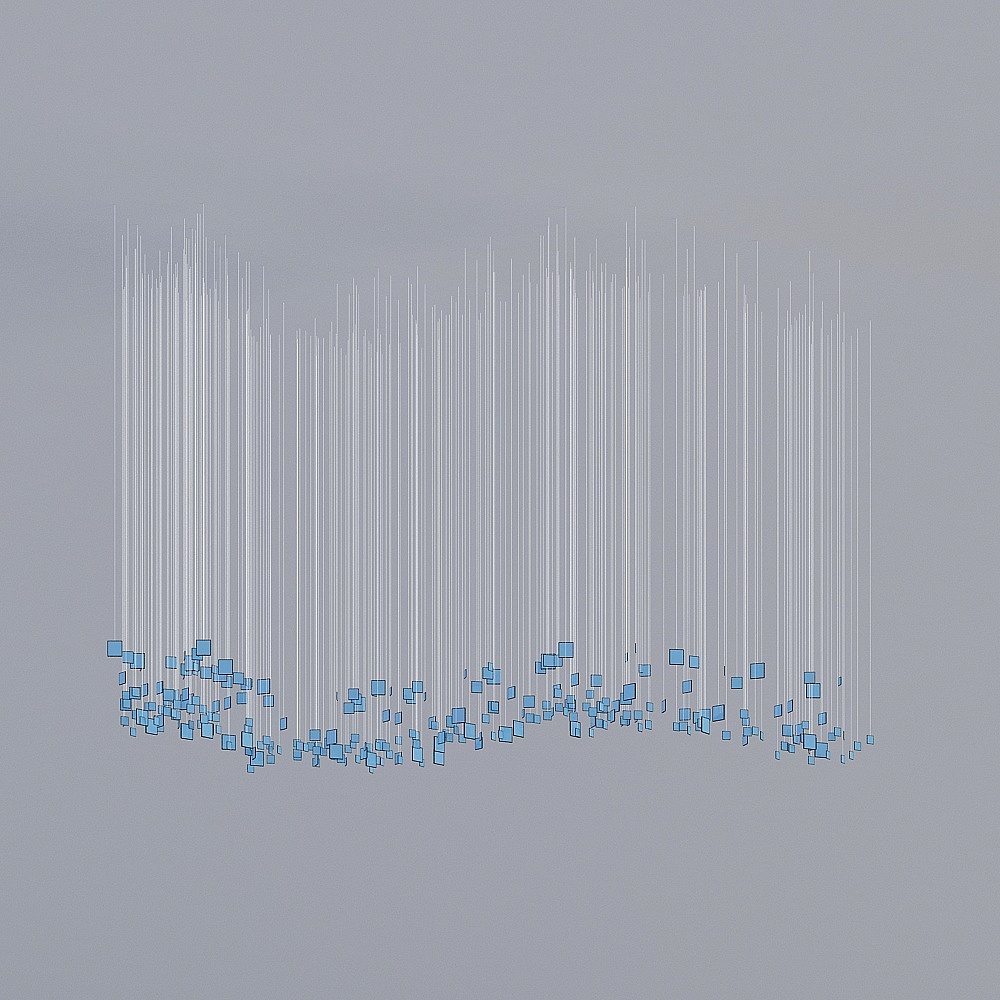 Quầy lễ tân khách sạn hiện đại - Đèn chùm sáng tạo