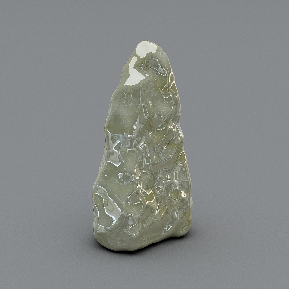 Chinese hotel lounge area - floor-to-ceiling stone ornaments