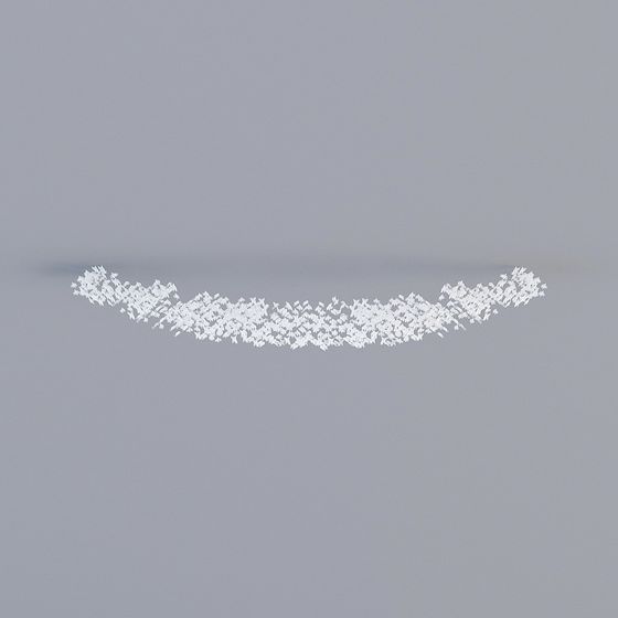 Snow Dancer 3D Model - Elegant Snowflake Necklace