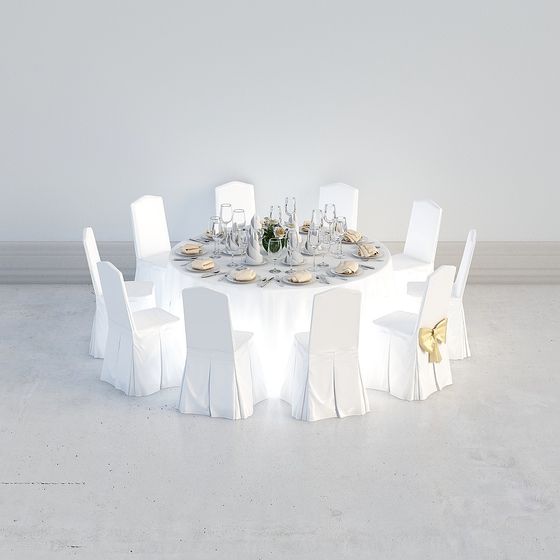 モダンな宴会場 - ダイニングテーブルと椅子の組み合わせ