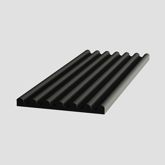 Decorative Lines 3D Model in Black