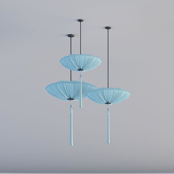 Light Wings Elegant Chandelier 3D Model for Modern Spaces