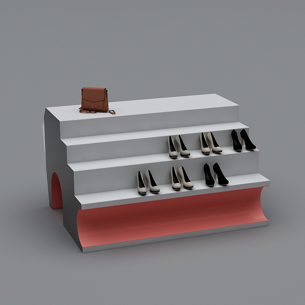 Nordic clothing store display cabinet