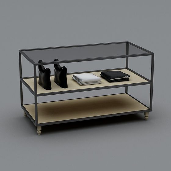 Urban Storage Rack 3D model for Modern Spaces