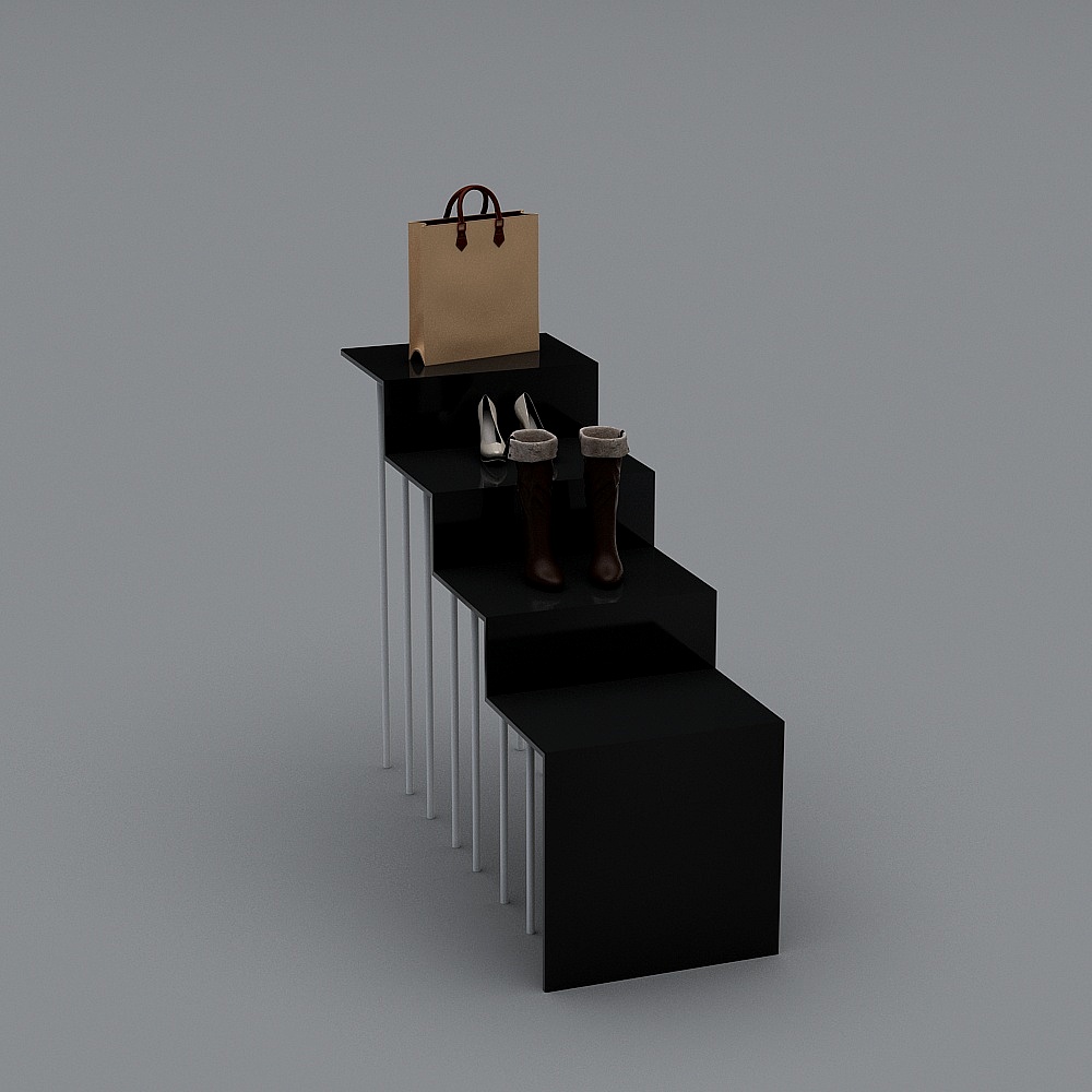 Urban Stair Display Rack 3D model