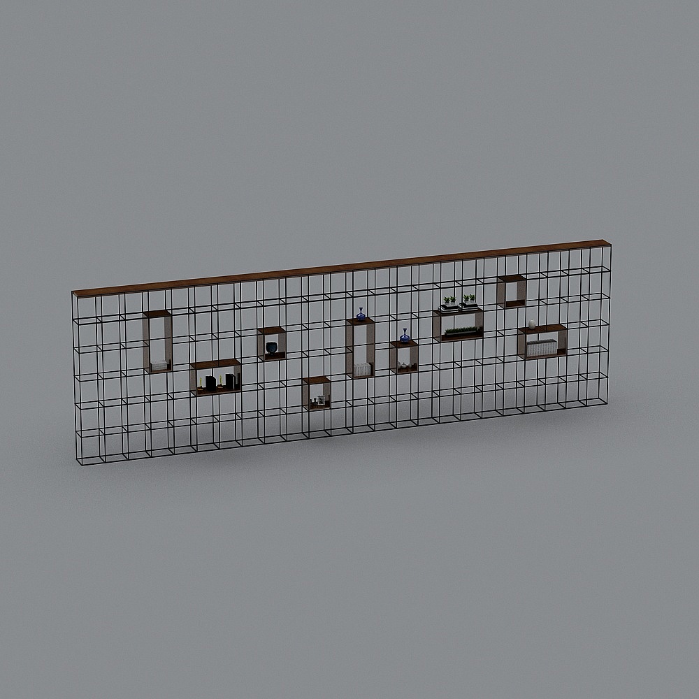 ฐานโชว์ในร้านเจ้าสาวสไตล์อุตสาหกรรม