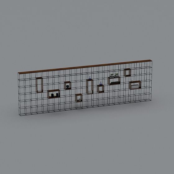 ฐานโชว์ในร้านเจ้าสาวสไตล์อุตสาหกรรม