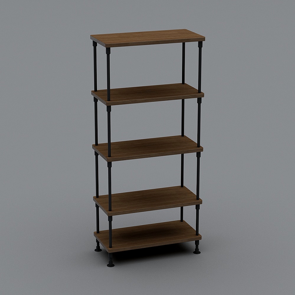 Industrial style women's clothing store-storage cabinet