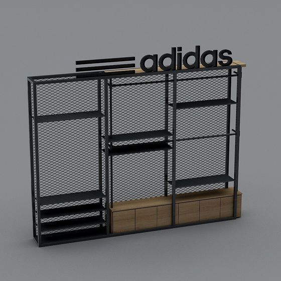 Adidas Display Stand 3D model for Urban Spaces
