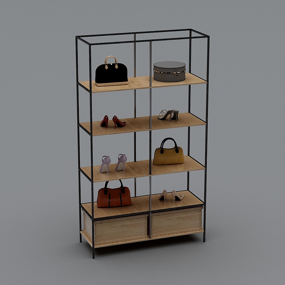 ร้านเสื้อผ้าสไตล์อุตสาหกรรม 7-ตู้โชว์