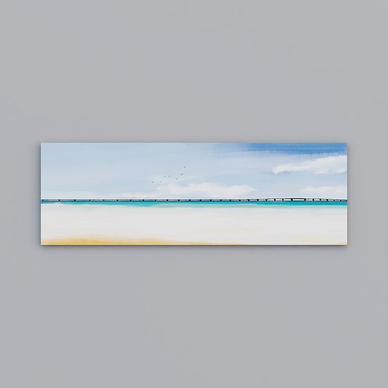 Tropical Island Bridge 3D model for Immersive Projects