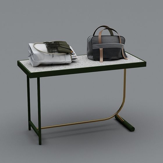 Urban Corner Table 3D model for Modern Spaces