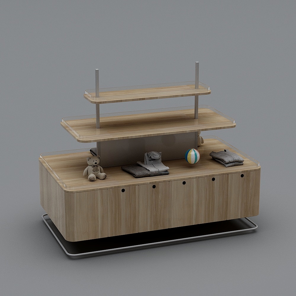 Présentoir de magasin de maternité et de bébés moderne