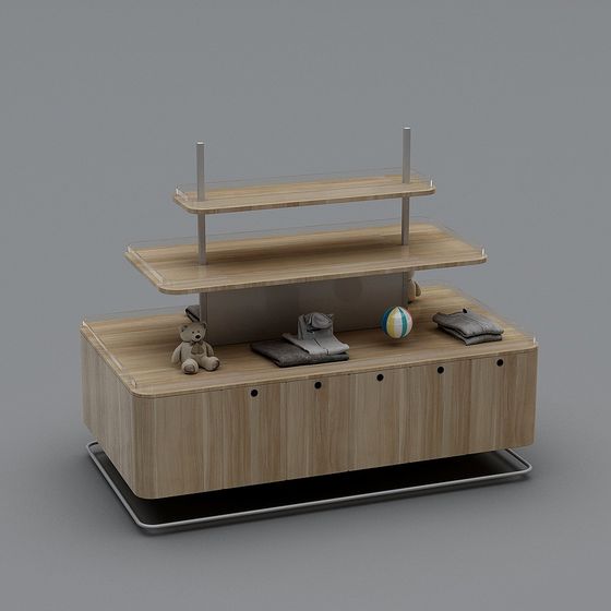 Présentoir de magasin de maternité et de bébés moderne