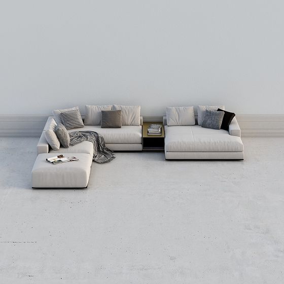 Urban Comfort Sofa 3D model for Modern Interiors
