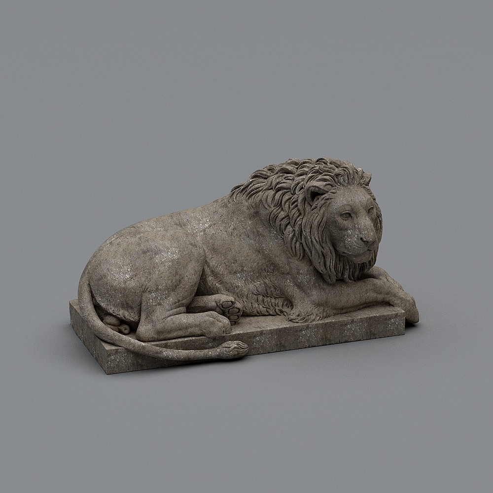 ประติมากรรมสิงโตหินสมัยใหม่