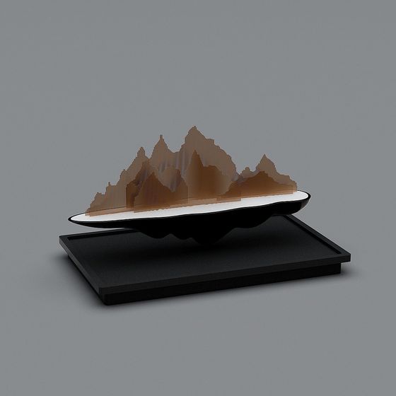 Suspended Mountain 3D model
