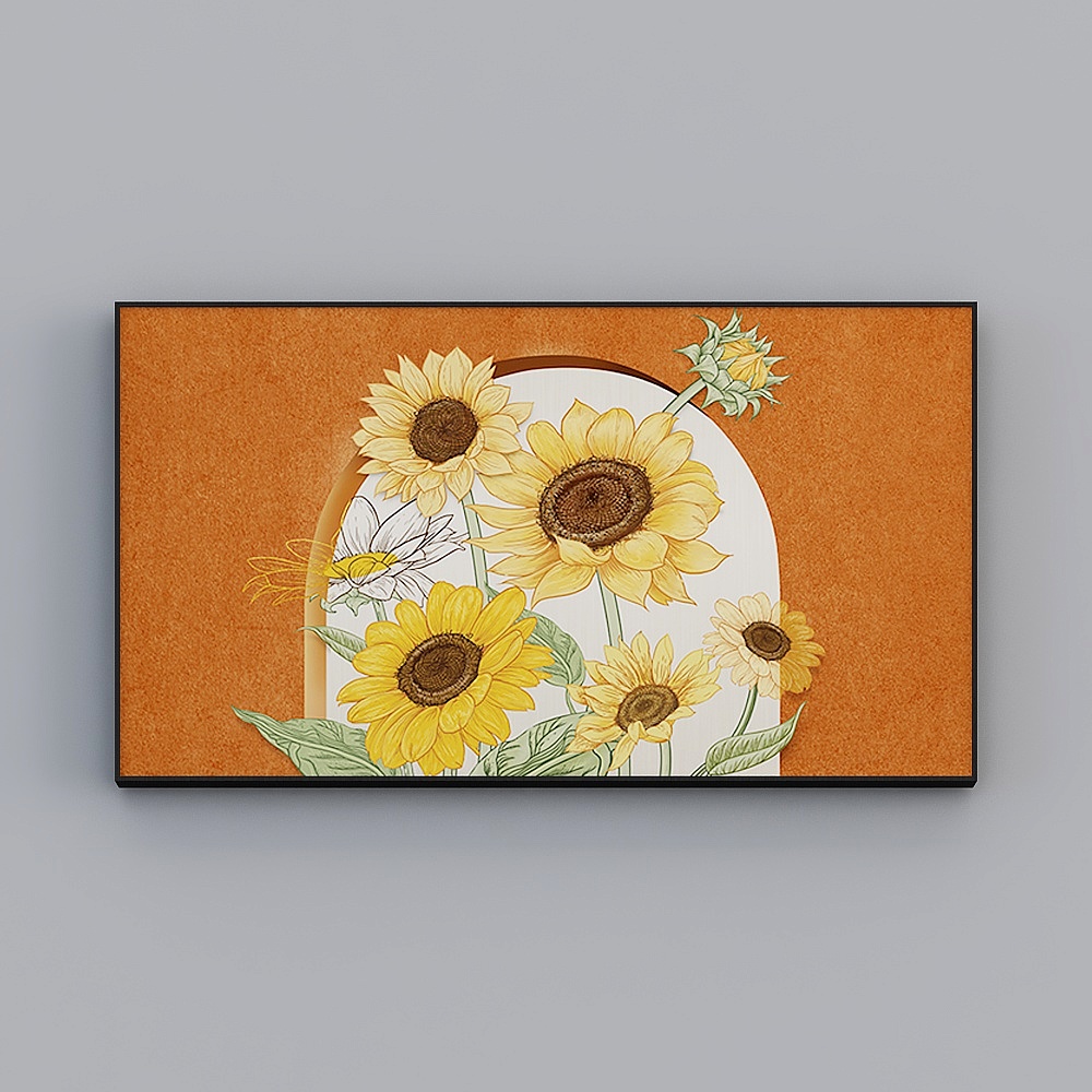 Happy Workshop - Modern Wind - Living Room Bedroom Dining Room Decorative Painting - Sunflower