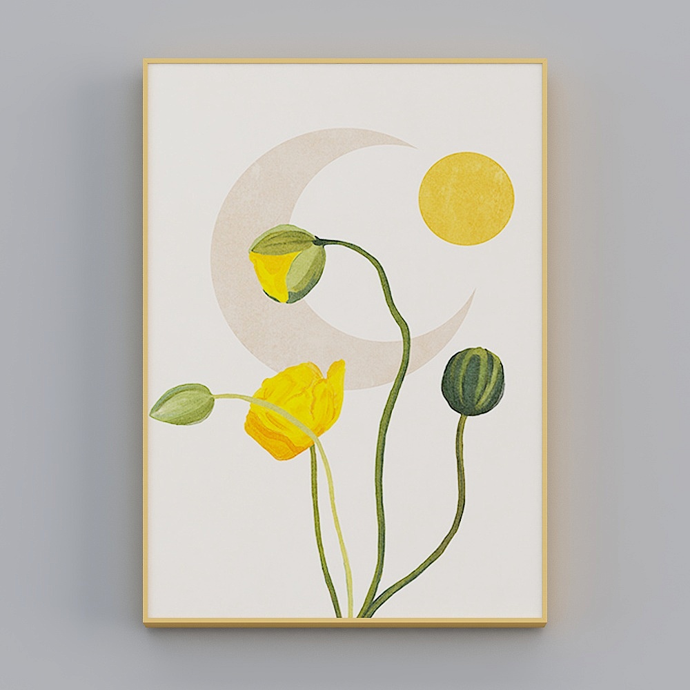 Happy Workshop - Modern Wind - Living Room Bedroom Dining Room Decorative Painting - Pavilion Yuli