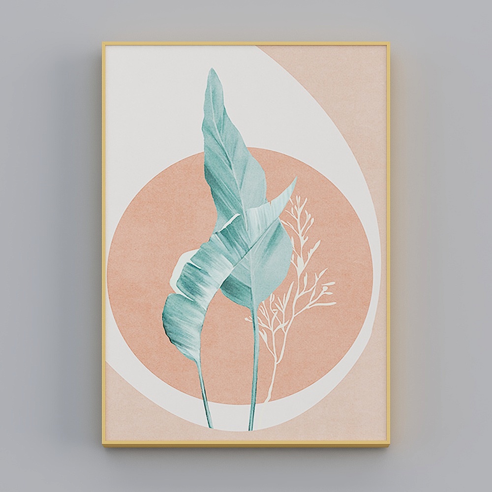 Happy Workshop - Modern Wind - Living Room Bedroom Dining Room Decorative Painting - Pavilion Yuli