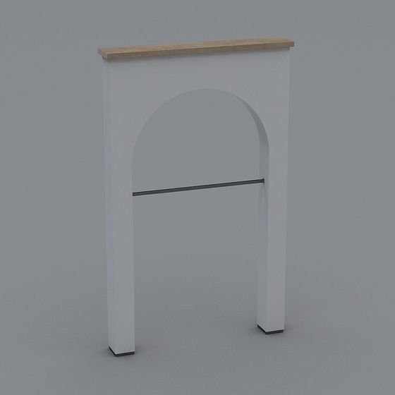 Minimalist Arch 3D model for Modern Designs