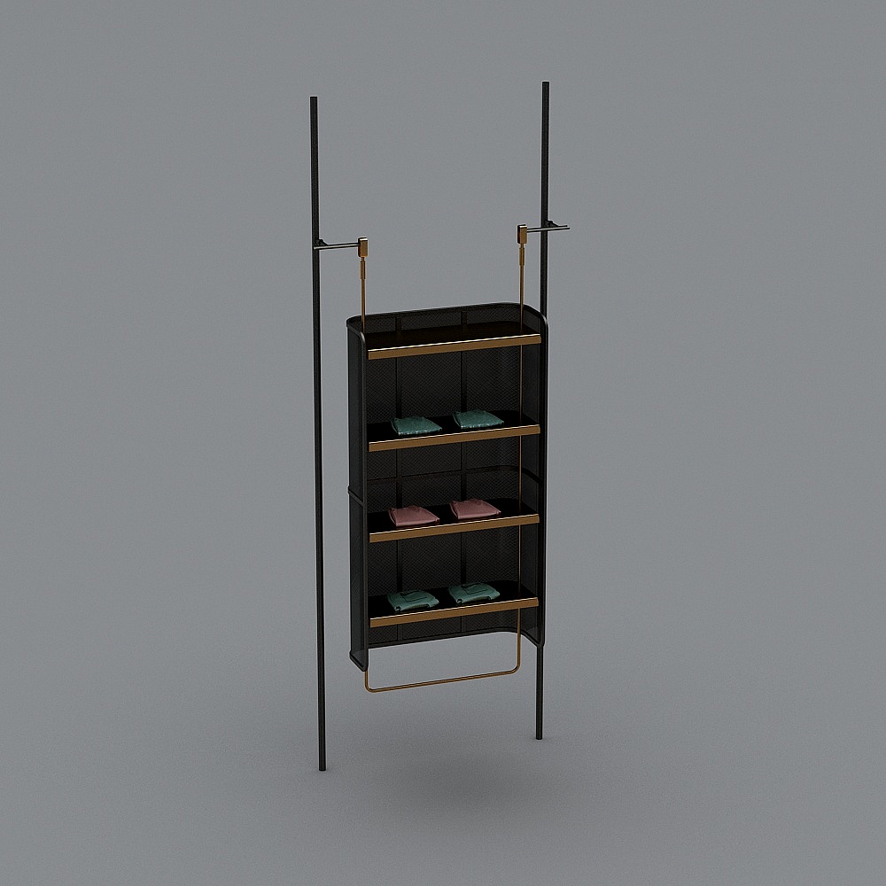 Boutique clothing store-display rack