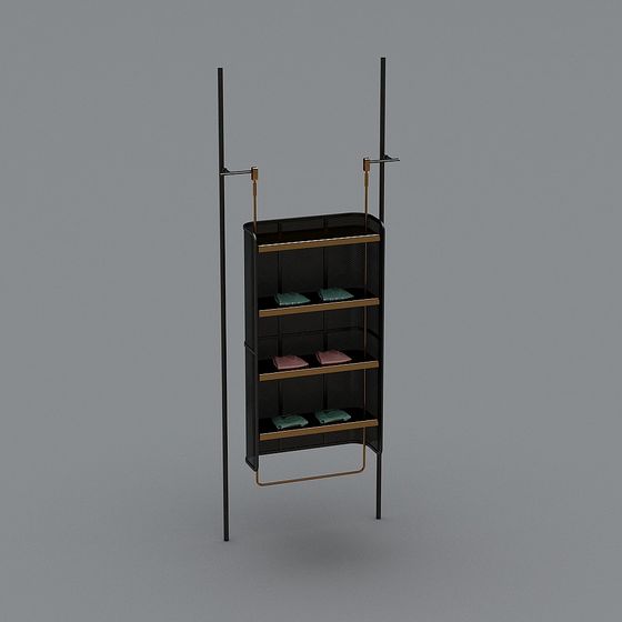 City Window Bookshelf 3D model for Modern Spaces