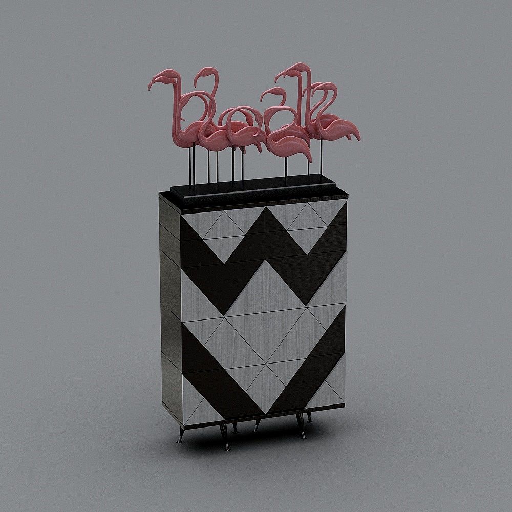 Modern decorative shelf bookshelf shelf