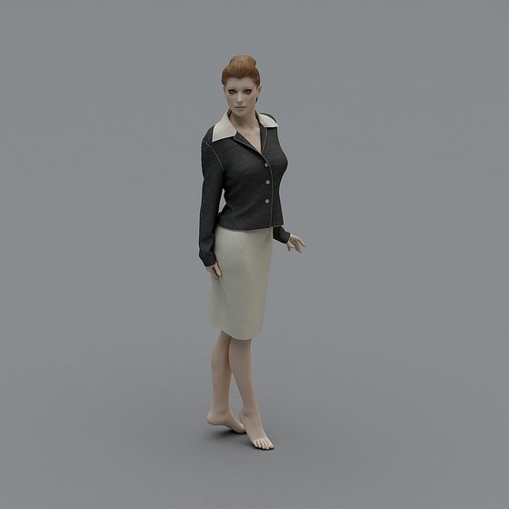 Urban Elegance Female 3D Model
