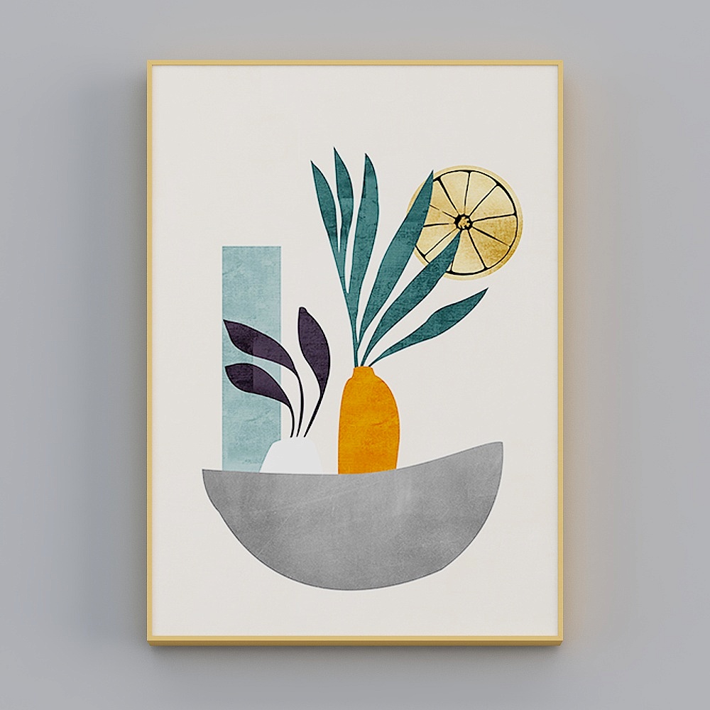 Happy Workshop - Modern Wind - Living Room Bedroom Hyun-Hyun Decorative Painting - Hour Light