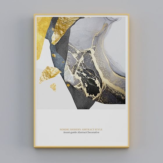 Nordic Modern Abstract Style 3D Model