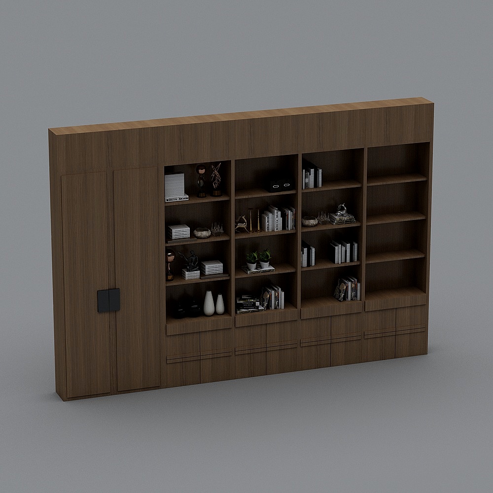 Modern leadership office-decorative display cabinet