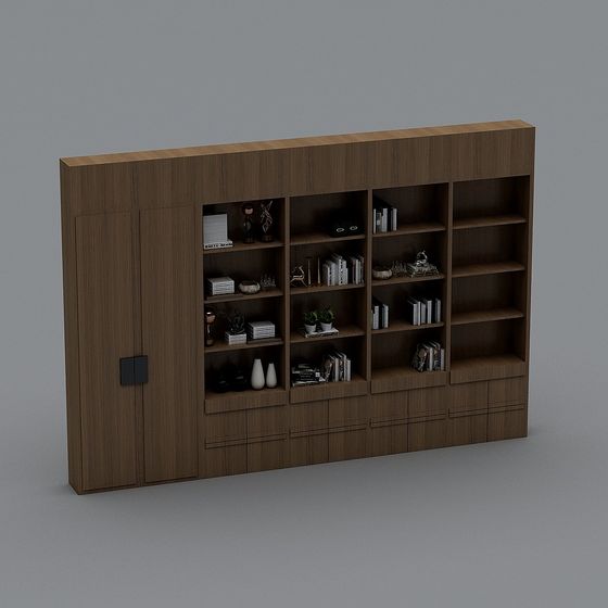 Urban Elegance Bookshelf 3D model