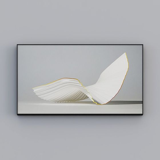 Origami Art Fan 3D model