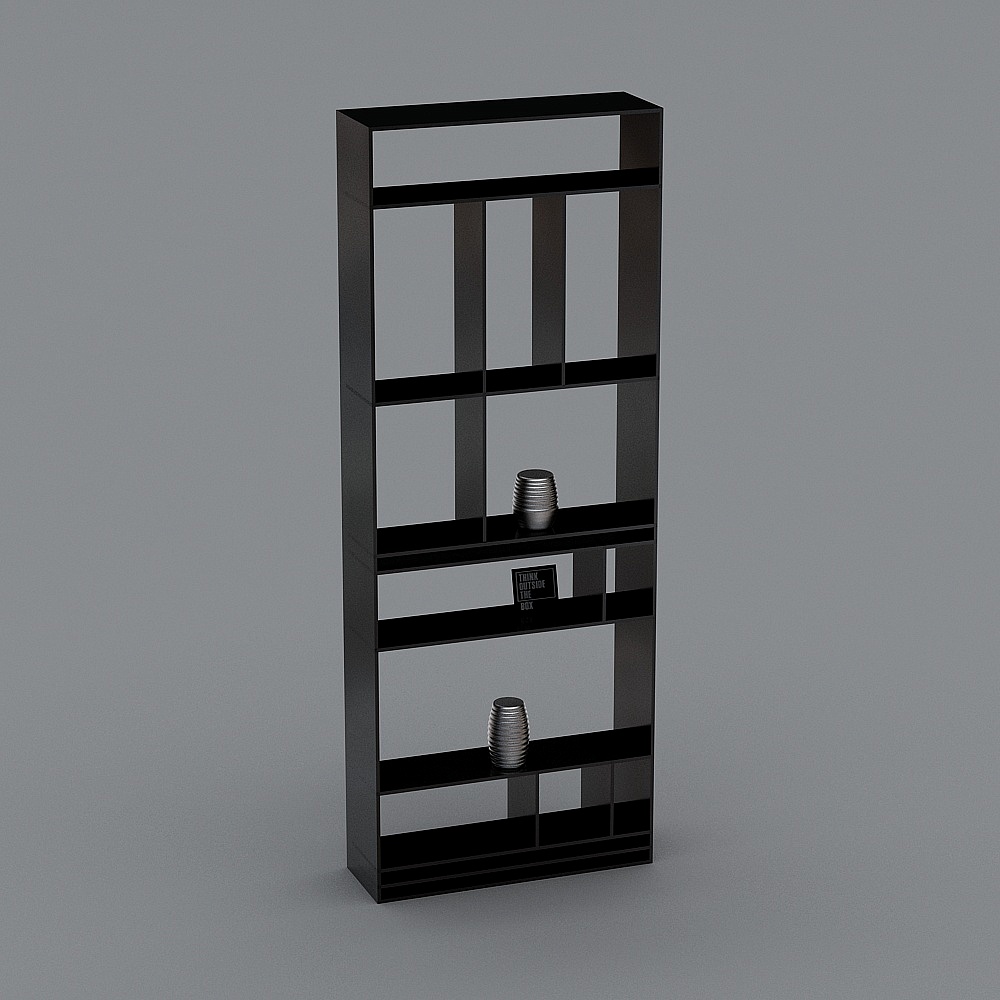 Armoire murale de bureau de style chinois moderne