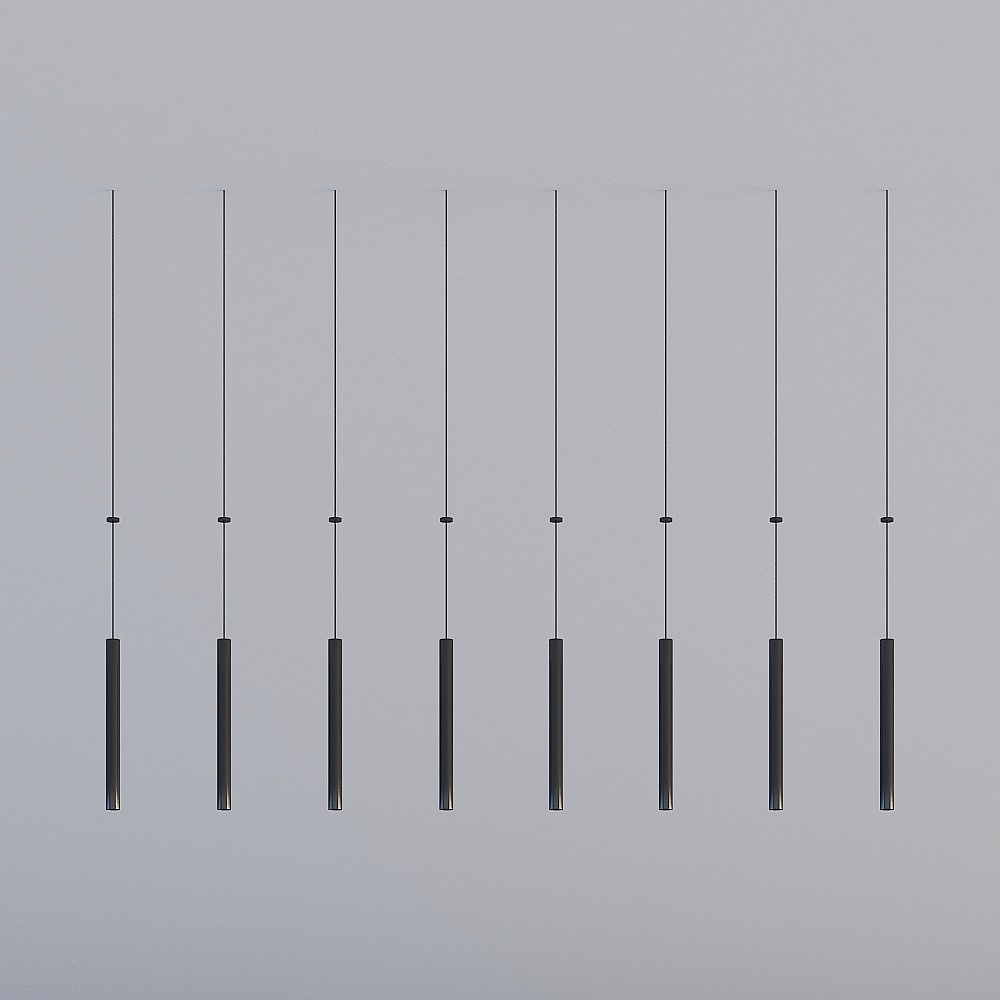 Đèn chùm kết hợp khu vực tiếp khách hiện đại