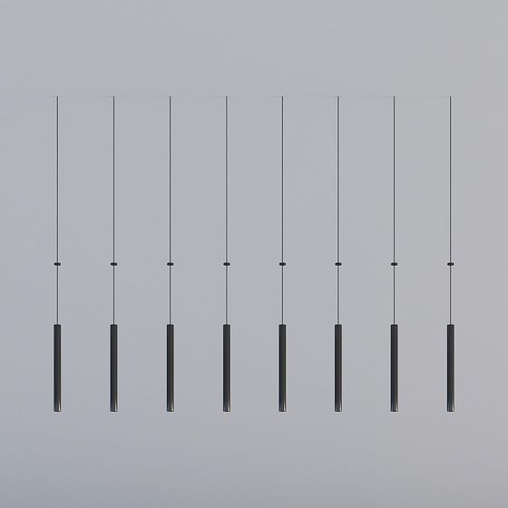 Đèn chùm kết hợp khu vực tiếp khách hiện đại