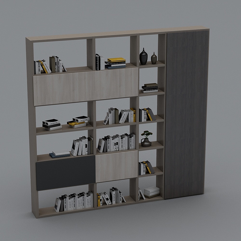 Modern general manager office wall display cabinet