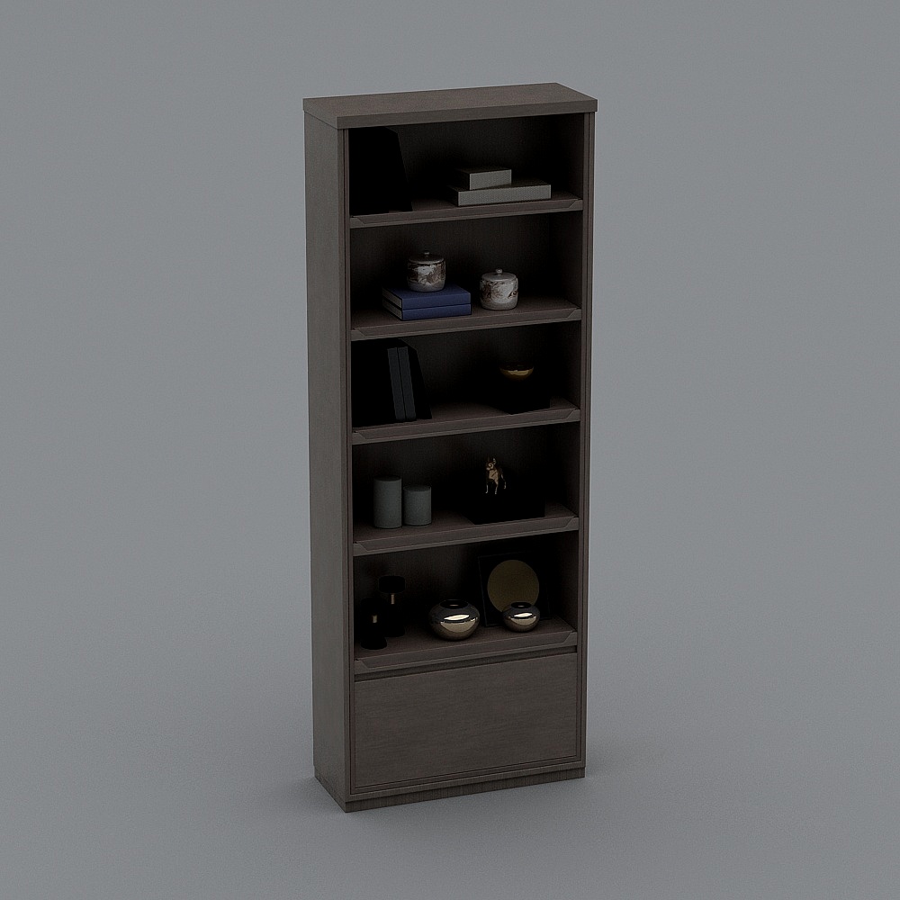 Cabinet d'affichage mural du bureau du président de style chinois