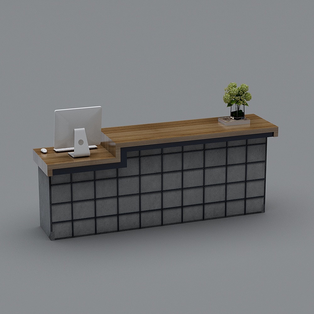 Modern clothing store - cashier area