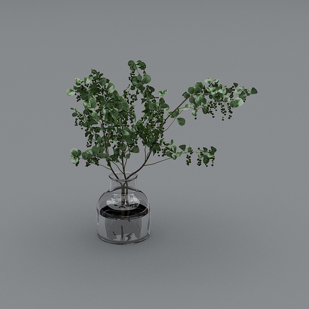 Ornamental plants for women's clothings store