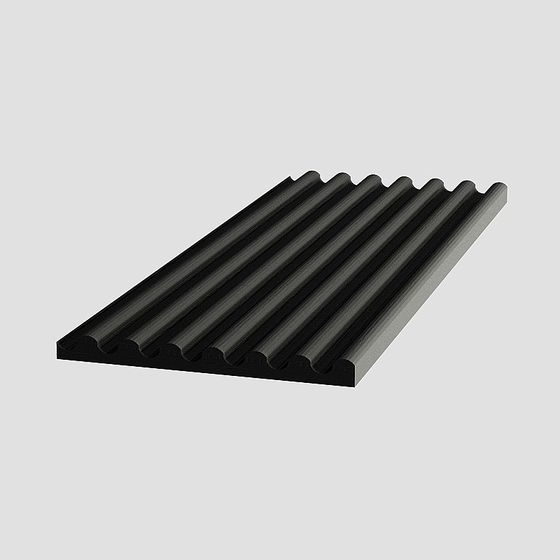 Black Decorative Lines 3D Model for Modern Accents