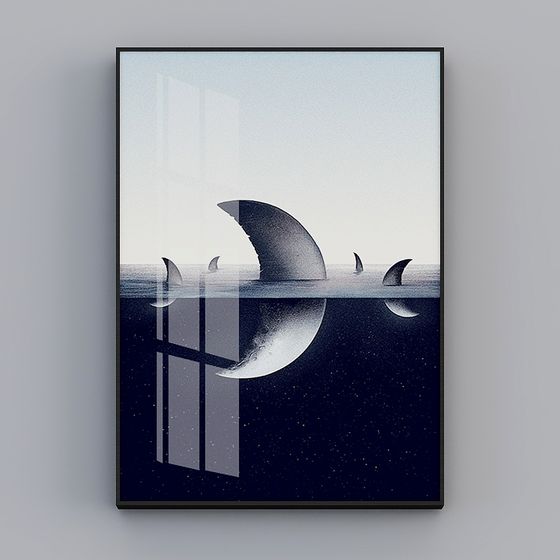 Moonlit Shark 3D model
