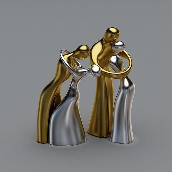 Unity Harmony 3D model – Elegant Low Poly Design