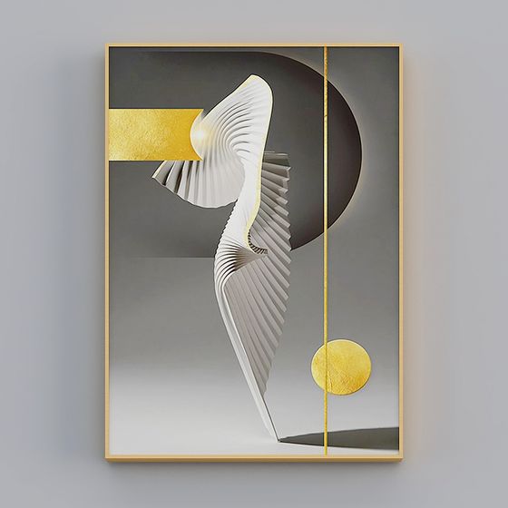 Futuristic Wings 3D model