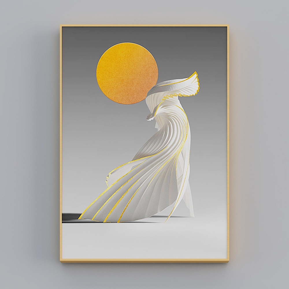 Happy Workshop - Modern Wind - Living Room Dining Room Bedroom Background Wall - Golden Luxury Shadow