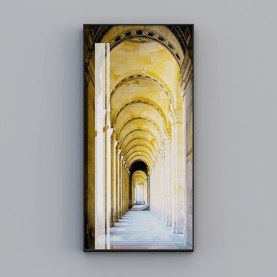 Golden Arcade 3D model